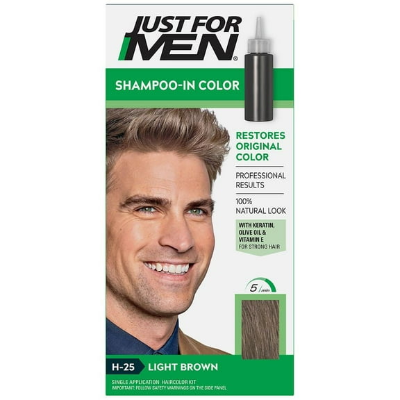Just For Men Shampoo-In Color, Light Brown H-25 1.0 ea Pack of 2