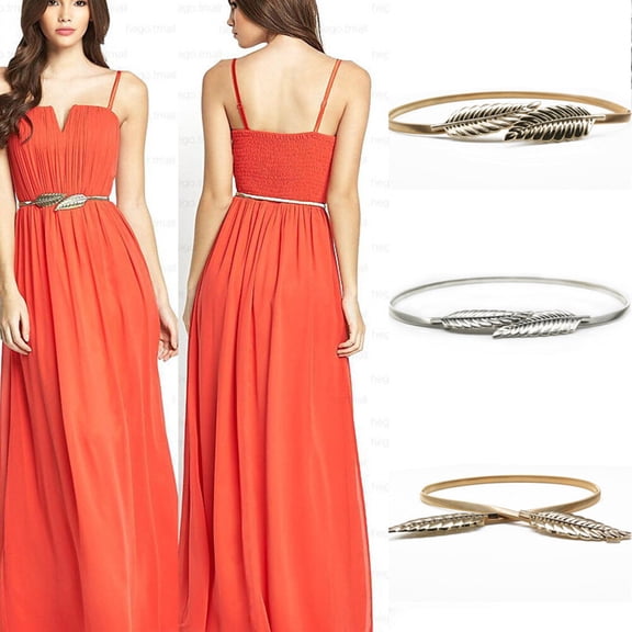 WHAMVOX  Decorative Belt Dress Waist Jewelry Girls Wedding Man Silver