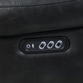 thumbnail image 2 of Park Avenue Black Power Reclining Sofa, 2 of 11