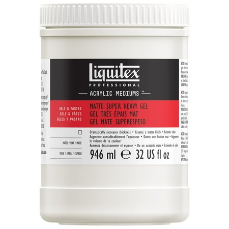 UPC: 0094376945812 | Liquitex Matte Super Heavy Gel Medium  Quart