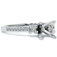 thumbnail image 2 of Pompeii 1/2ct Princess Cut Diamond Ring Mounting 14K White Gold (H/I,I2-I3), 2 of 5