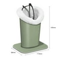 thumbnail image 2 of Fintie Plush Lined Eyeglasses Holder - PU Leather Protective Eyeglass Holder Stand Case,Sage Green, 2 of 6