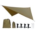 thumbnail image 1 of Outdoor Camping Shade Cloth Diamond Shaped Canopy Waterproof Four Corner Sunscreen Tent, 1 of 5