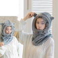 thumbnail image 2 of CEHVOM Women Flannel Winter Hats Mask Set Warm Cap With Transparent Fogless Protective Mask For Cycling, 2 of 7