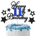 thumbnail image 1 of Cake Topper OffiCreative Decoración con Brillo para 11.º Cumpleaños, 1 of 7