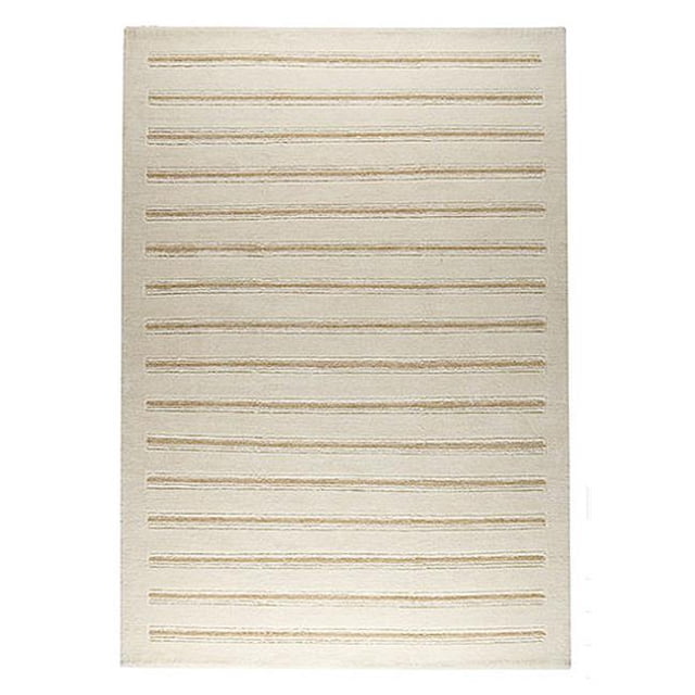 Decor Rug Hand Knotted 2011 White 3 ft. x 5.34 ft