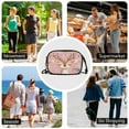 thumbnail image 7 of Crossbody Handbag Phone Purse Mobile Phone Bag Crossbody Phone Bag Comfortable and Durable Pink Christmas Closed Eyes Deer, 7 of 7