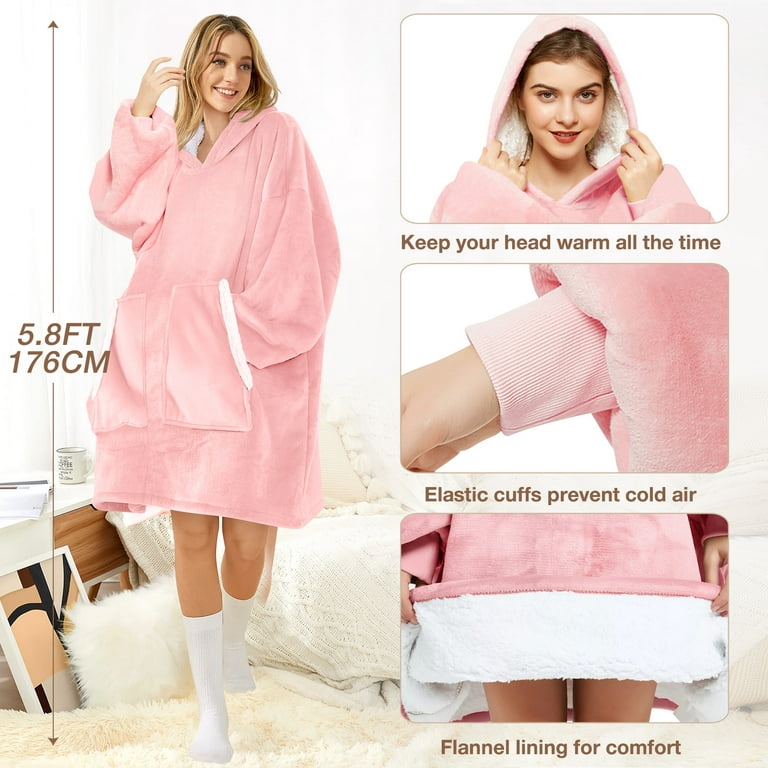  Dietersler Wearable Blanket is Oversized Fluffy and
