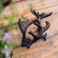 thumbnail image 3 of Coat Rack Wall Hanger, Cast Iron Fish Shape Design, Key Holder Hook, Heavy Wall Metal, 3 of 5