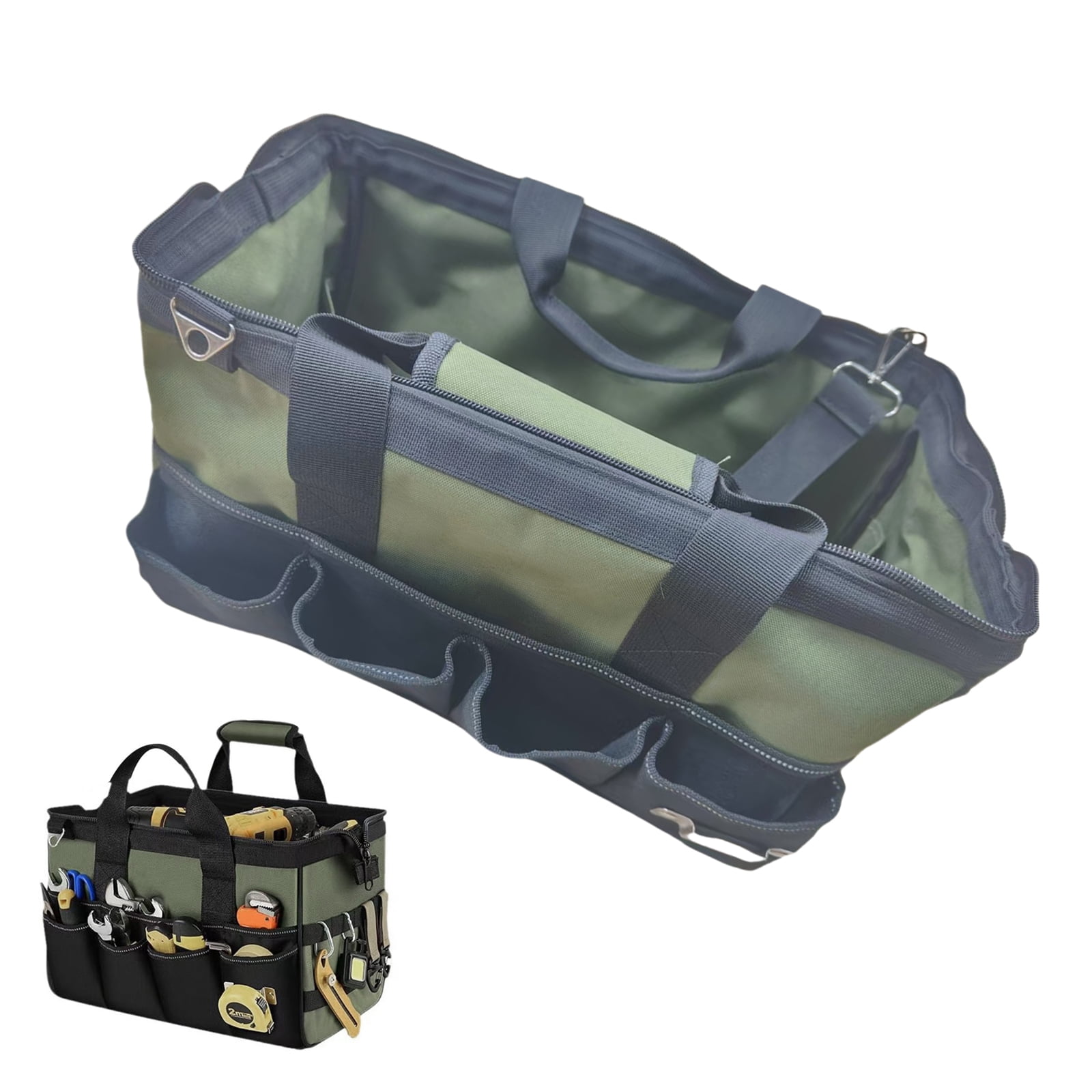 12/15inch Oxford Cloth Tool Bag Maintenance Storage Bag for Easy Organization Transport Tool Workshops Homes Electrician
