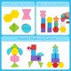 thumbnail image 3 of Juguetes Montessori para niños de 2, 3, 4 años, niño, niña, niño pequeño, juego de juguetes de secuenciación de cuentas de madera Montessori, cuentas de cordones, bloques apilables y tallo apilador de, 3 of 5