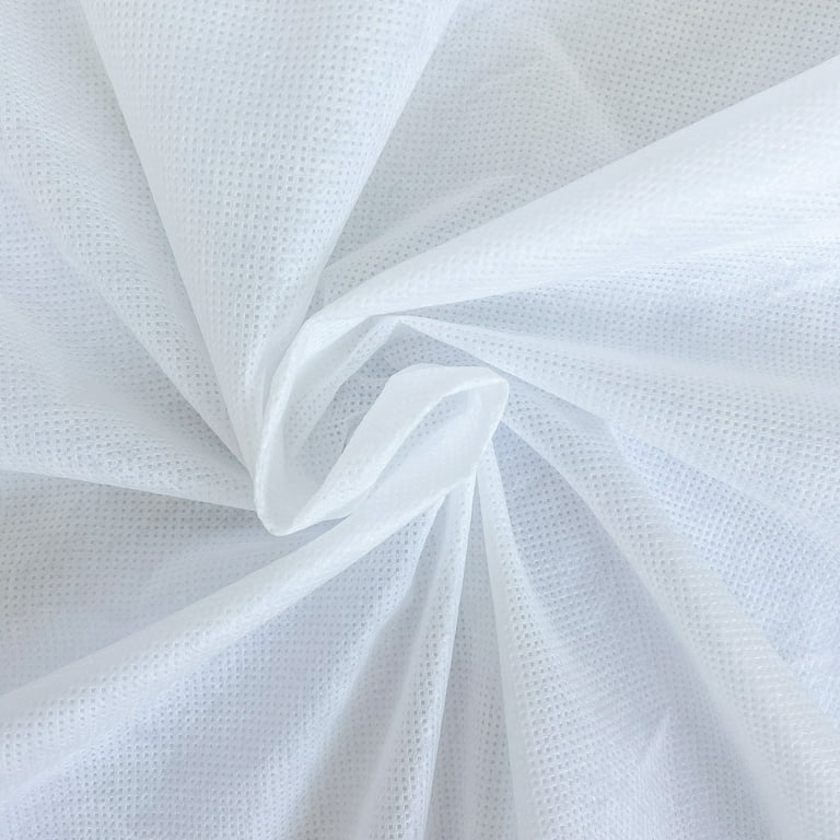60 x 3yds Nonwoven 100 Polypropylene Fabric Non Woven Interfacing for Sewing and Stabilizer for Embroidery 68 GSM Heavy Weight