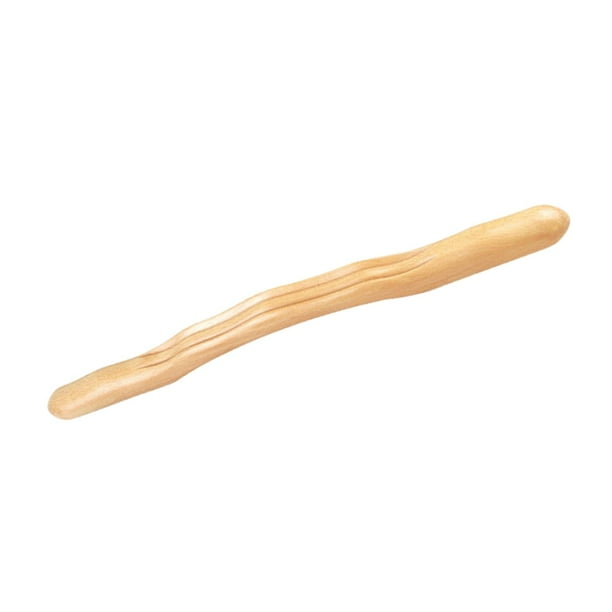 Rodillo de masaje manual de madera de mano, palo de raspado Guasha para masaje corporal 42cm