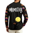 thumbnail image 5 of Halloween Long Sleeve Shirt Men Spooky Ghost Witch Pumpkin Graphic Workout Athletic Basic Sweatshirts for Holiday Wear, 5 of 5