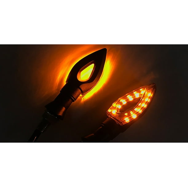 Señal de Giro para Motocicleta Led Xihbxyly 4 Uds Flecha-Luz 12V Universal