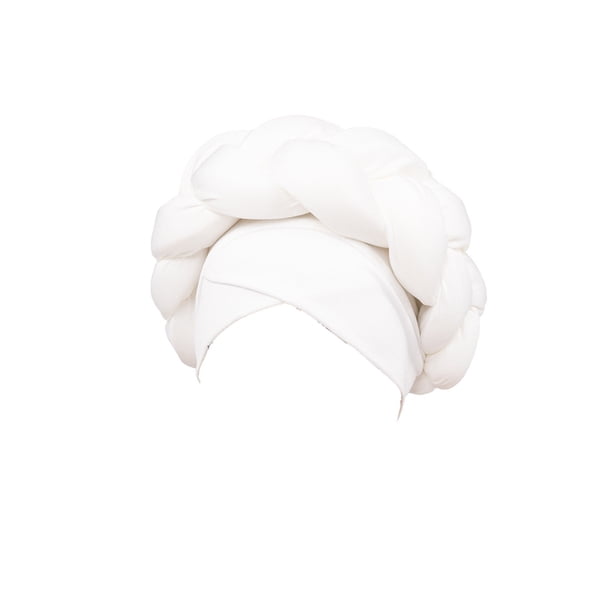 Sombrero de Turbán de Boho,Sombrero Grande de Tira de Cabeza de Estilo Indio,Pañuelo de Poliéster de un Solo Tamaño para Días Y Estilo de Pelo Malo