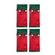thumbnail image 5 of 4 vendas navideñas para patas de caballo, fáciles de usar, accesorios para caballos Rojo, 5 of 9