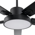 thumbnail image 5 of GetLedel 52-in Modern 5-Blade Black LED Ceiling Fan with Light Kit and Remote Control, 5 of 5
