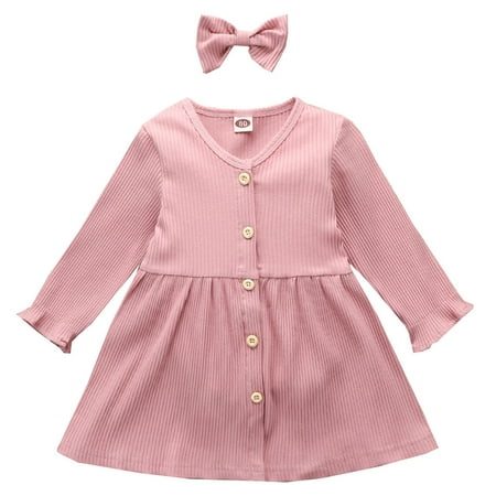 

ZHAGHMIN Valentines Day Girl Pants Set Girls Autumn Winter Long Sleeve Ribbed Dress Princess Dress Headbands Outfits New Baby Gift Set Girl Children Clothes Girls 3-6 Years Baby Girl Swaddling Blank