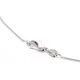 thumbnail image 2 of 5 collares de cadena de espiga redonda de latón platino, estilo minimalista, para hombre y mujer. Regalo de joyería personalizada de 44 cm (17,32 pulgadas)., 2 of 2