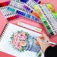 thumbnail image 4 of 12/24/36/48 Bolígrafos De Colores Marcadores De Arte Solubles En Agua Para Dibujar Plumones Doble Punta + Bolígrafos Fineliner Suministros Escolares, 4 of 4