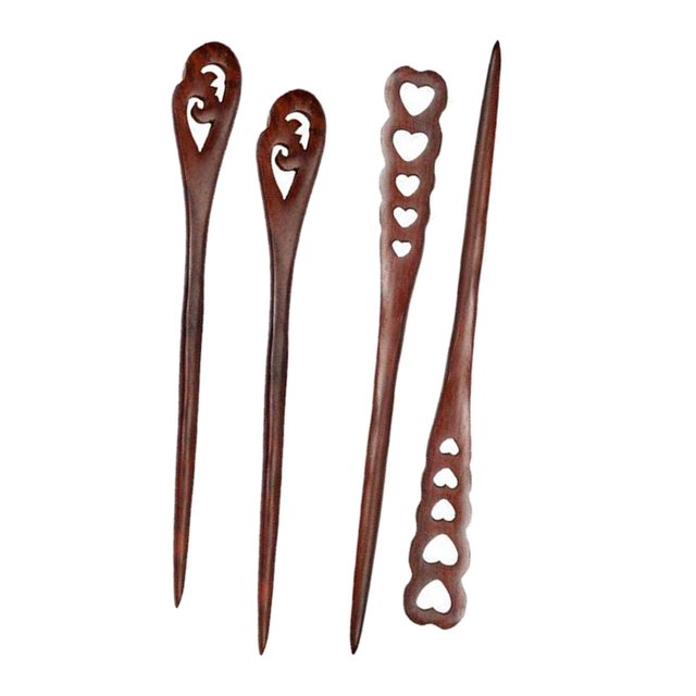 2pcs Hair Hairpins, Novelty Women's Hair Sticks for Hollow Hair Salvador palillos de pelo