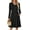 2 Black, variant on Long Sleeve Dresses for Women V Neck Casual Fall Dress Button Floral Midi Dresses with Pockets