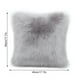 thumbnail image 2 of Funda de almohada mullida, funda de cojín de felpa larga y suave, funda de almohada decorativa para sofá, sofá, cama, silla, 45x45cm Guardurnaity LF0207-04B, 2 of 7