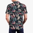 thumbnail image 6 of Salouo Colorful Tropical Leaves for Men's Short Sleeve Polo Shirts,Polo Shirts for Men Performance Short Sleeve Golf Shirt Athletic Casual Collared T-Shirt-Large, 6 of 8