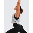 thumbnail image 4 of CRZ YOGA Pima Cotton Tank Tops for Women Workout Yoga Running Loose Crop Sleeveless Shirts, 4 of 6