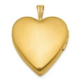 thumbnail image 3 of Lockets 1/20 14K Gold Filled Polished & Satin Fancy Border 19mm Heart Locket, 3 of 5