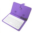 thumbnail image 1 of Funda de teclado Bluetooth portátil Teléfono móvil Teclado inalámbrico Funda protectora de cuero PU Inevent DZ7528-04B, 1 of 7