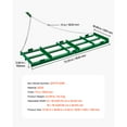 thumbnail image 6 of KFFKFF 6 ft Heavy Duty Tow Behind Drag Harrow with Adjustable Bars & 72 in Chain, Driveway Grader and Landscape Rake for ATV, UTV, Tractor, Mower, and Lawn Leveling Applications, 6 of 9