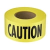 Empire "Caution" Barricade Tape, 3" x 1,000 ft., Yellow/Black -EML711001