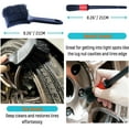 thumbnail image 4 of Professional 4 Pack Long Handle Wheel Brush Kit for Cleaning Wheel and Tire- 2X Soft Wheel Cleaning Brush, Detailing Brush and Stiff Tire Brush, Bendable& Durable Wheel Rim Cleaner Brush Set, 4 of 6