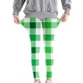 thumbnail image 7 of Yeaiivve St Patricks Day Kids Girls Leggings Pants Irish Shamrock Pint Yoga Pant Comfy Stretchy High Waist Stretchy Soft Tights Boys Summer Pant, 7 of 7