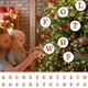 thumbnail image 1 of Ganfancp 26 Letra Santa Letra Redondo Acrílico Coche Colgante Holiday Hanging Ornament Accesorios Ofertas Flash Abecedario 81, 1 of 5