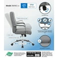 thumbnail image 3 of Boss Office Products Modern Adjustable Desk Chair in CaresoftPlus, Multiple Colors, 3 of 8