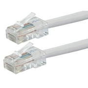 Monoprice Cat6 Ethernet Patch Cable - 3 Feet - White | Network Internet Cord - RJ45, Stranded, 550Mhz, UTP, Pure Bare Copper Wire, 24AWG - Zeroboot Series