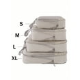 thumbnail image 2 of 1pc Compression Packing Cubes, Clothes Storage, Travel Storage Bag Set, Reusable Waterproof Large Capacity Compression Organizer, Double-layer Double-, 2 of 5