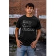 thumbnail image 4 of Make Good Choices Motivational Gym Plus Size Crewneck Graphic Tee Shirt Brisco Brands 2X, 4 of 5