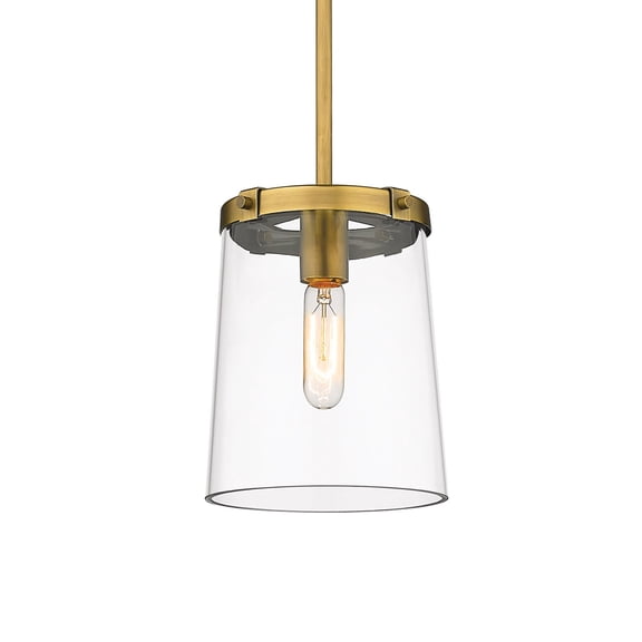 1 Light Mini Pendant In Transitional Style-11 Inches Tall And 7.5 Inches Wide Z-Lite 3032Mp-Rb