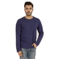 thumbnail image 1 of Inkmeso Men's Long Sleeve Cotton Basic Shirt Lightweight Solid T-Shirts, 1 of 7