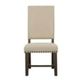 thumbnail image 2 of Newboti Furniture Beige and Smokey Black Upholestered Side Chair (Set of 2) 21883, 2 of 5