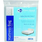 Kleer-Guard Extralong Twin/Full Pillow Top Mattress Bag. Help Protect Your Mattress Against Dust, Spills and Stains. 54" x 14" x 96"/2 mil. Full/Twin