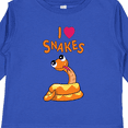 thumbnail image 4 of Inktastic I Love Snakes Boys or Girls Long Sleeve Toddler T-Shirt, 4 of 5