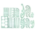 thumbnail image 1 of Geometric Drawings Templates, Multifunction Drawing Template, Scales Clear And Accurate For Furniture Designs Clothing Designs Of Cutting,Drawing, 1 of 8