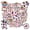 4A-50pcs, variant on 35pcs-50pcs Cute Cow Stickers Animal Kids Stationery Stickers Funny Cartoon Decals for Phone Laptop Suitcase