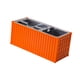 thumbnail image 1 of Organizador de escritorio portátil con múltiples compartimentos para bolígrafos y contenedores de envío Naranja, 1 of 7