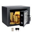thumbnail image 3 of Caja fuerte,Caja de seguridad segura con cerradura de teclado digital electrónica, todo acero para la oficina e Tomshoo Caja fuerte, 3 of 7